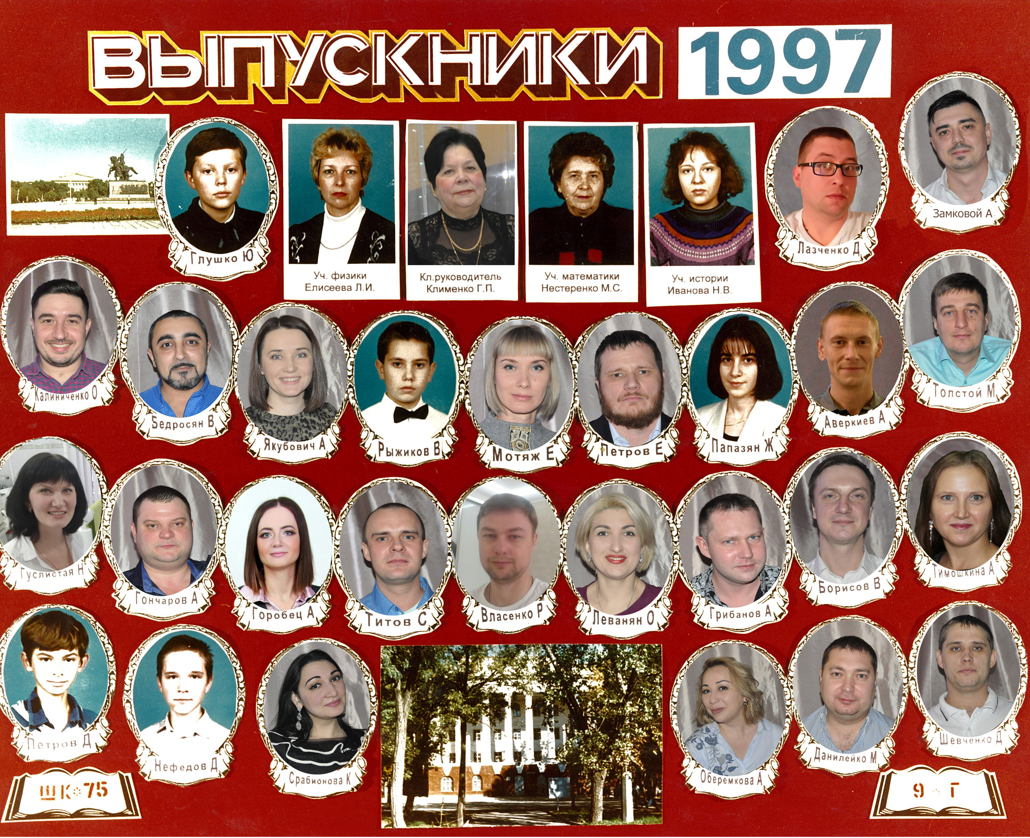 Выпускники 1997 года Москва школа 3